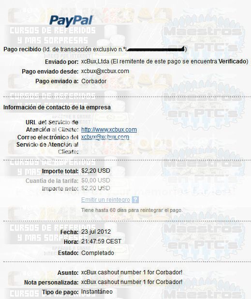 SCAM!! XcBux Grupo Antiscam (cobrado 2 veces) (da pionner) SCAM!! 1xcbux